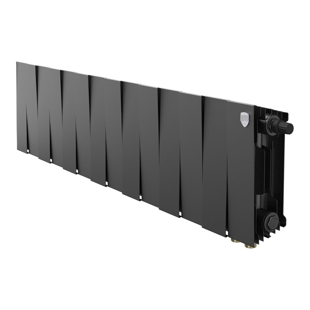 Радиатор биметаллический Royal Thermo PianoForte 200 Чёрный VR80- 14 секц.