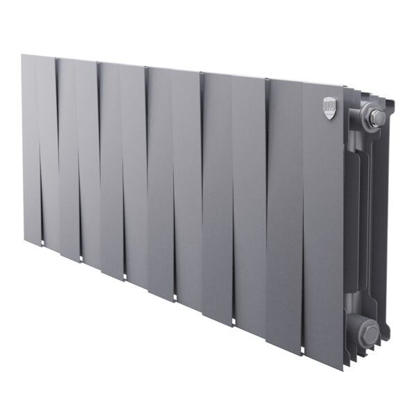 Радиатор биметаллический Royal Thermo PianoForte 300 Серебристый - 12 секц.