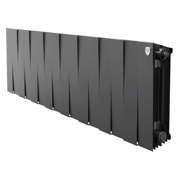 Радиатор биметаллический Royal Thermo PianoForte 300 Чёрный - 16 секц.