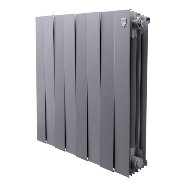 Радиатор биметаллический Royal Thermo PianoForte 500 Серебристый - 8 секц.